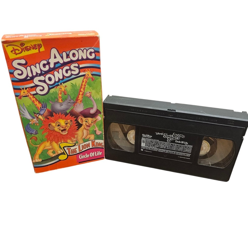 Disneys Sing Along Songs - The Lion King: Circle of‎ Life (VHS, 1994) Tested